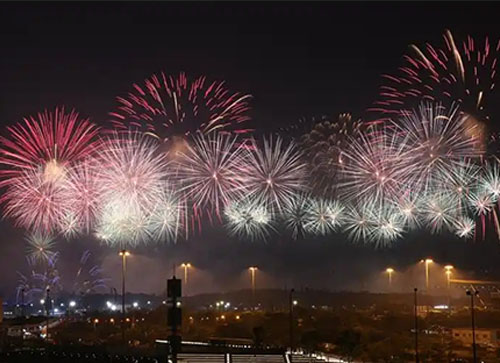 云龙县焰火晚会